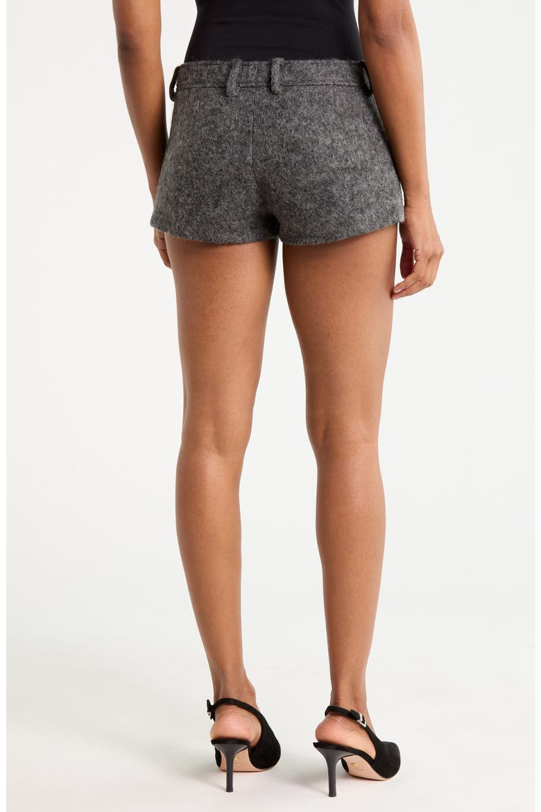 The Wool Micro Shorts, Alternate, color, DARK HEATHER GREY