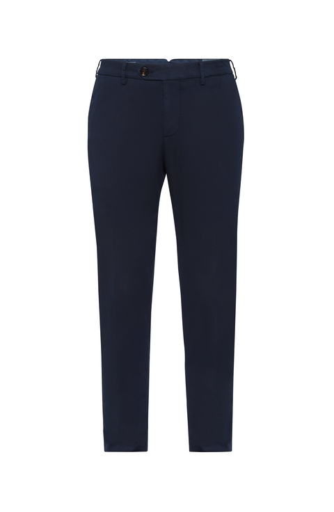 パンツ BRUNELLO CUCINELLI MA126P8308 Trousers Pantalone Gabardine trousers for Man in Coffee | Brunello Cucinelli