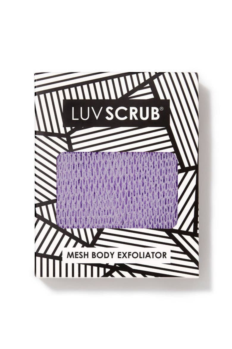 Sweet African Violet Duo - Mesh Body Exfoliator and Samina Bar, Alternate, color, Multiple colors