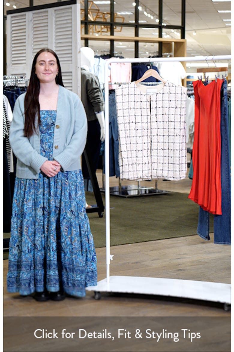 Check Cap Sleeve Tweed Jacket video