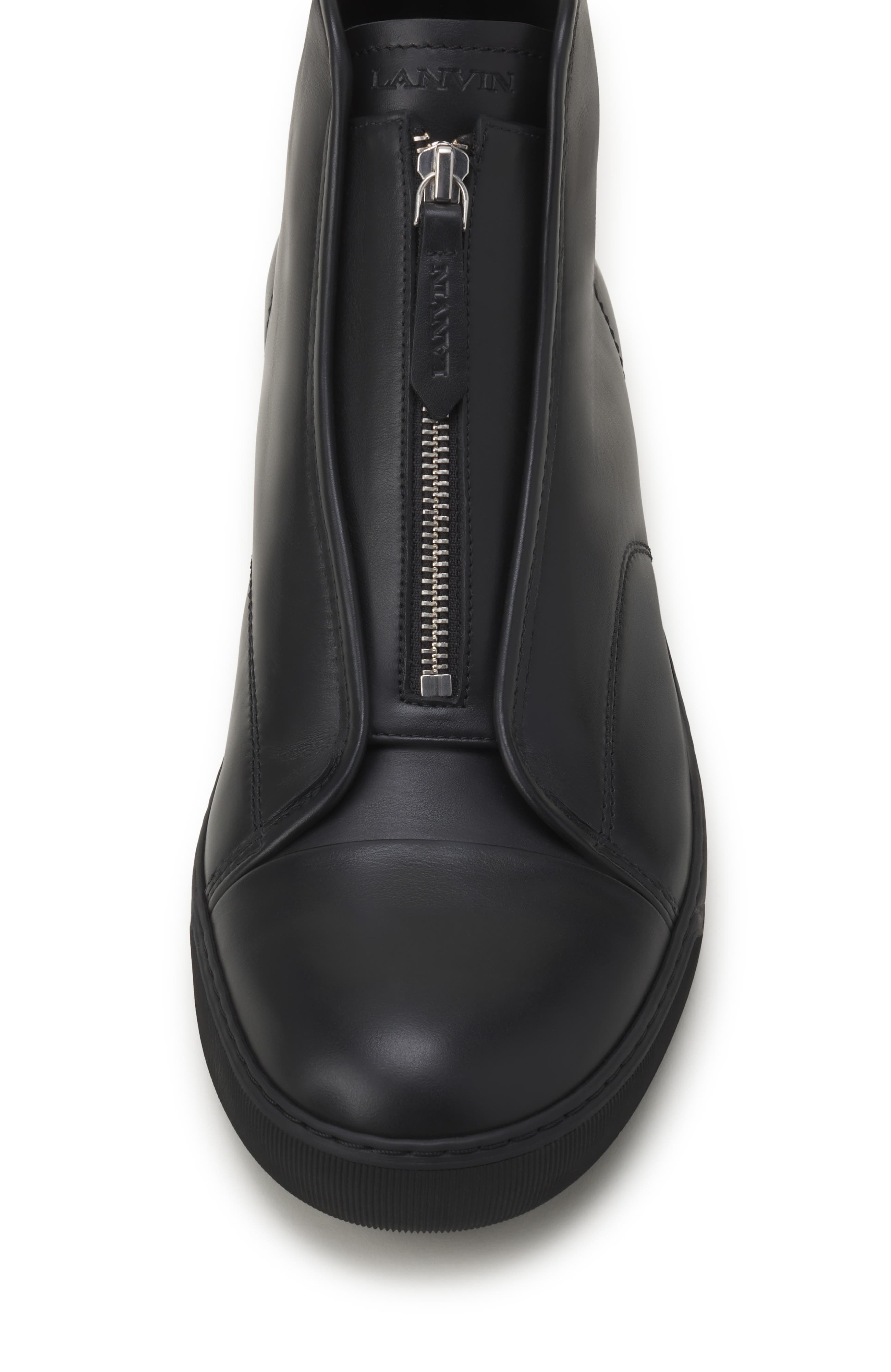 Dbb1 High-Top Sneakers In Leather, Alternate, color, Black