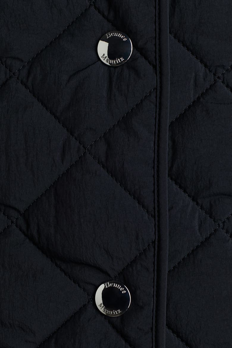 Quilted Gilet, Alternate, color, Black