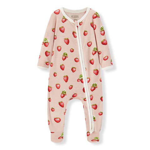 Organic Cotton Zipper Footed Romper (Baby)