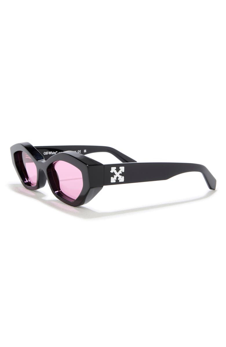 Off-White Hilo Cateye Sunglasses, Alternate, color, Black Pink