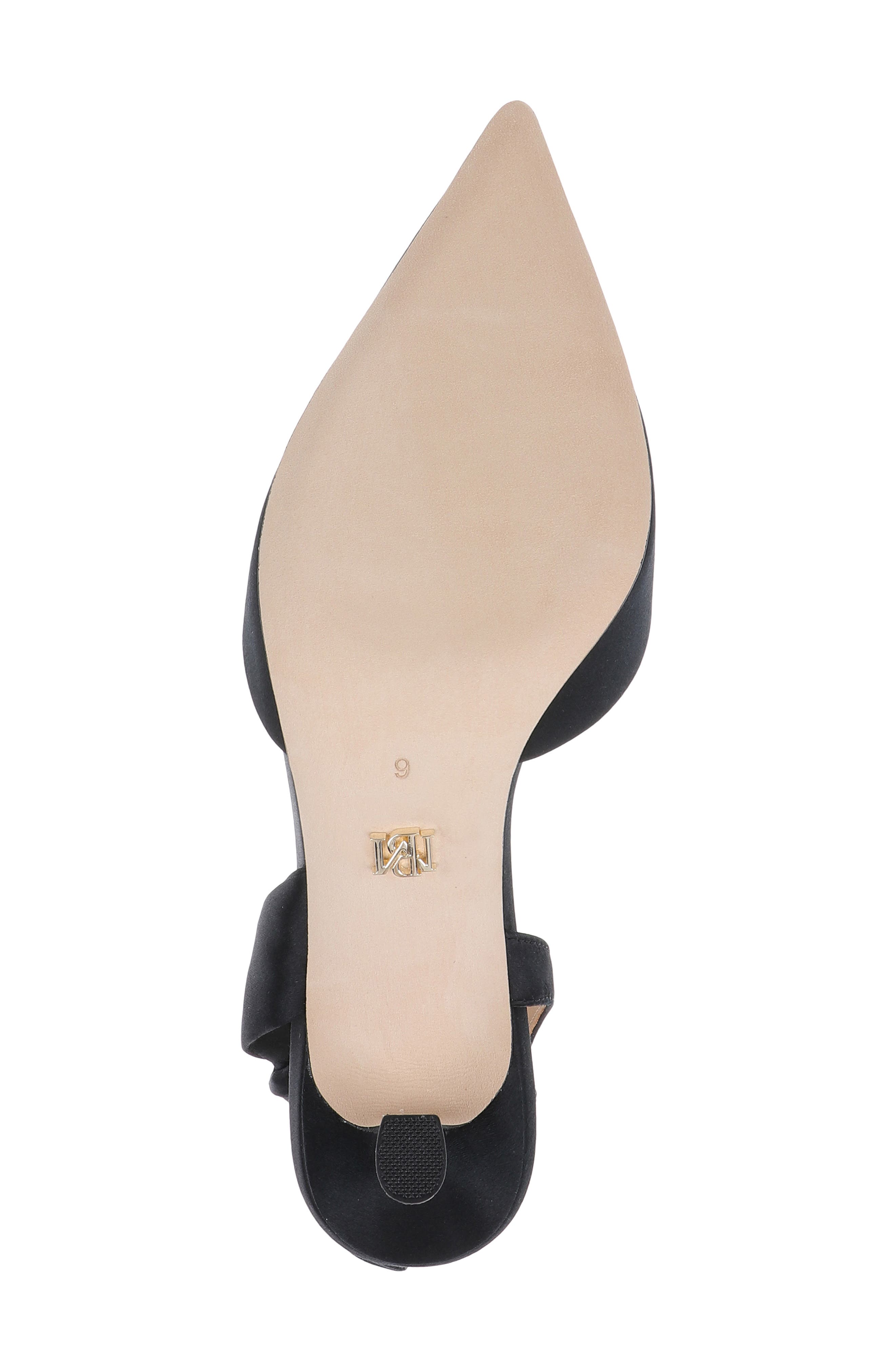 Badgley Mischka Collection Yuan d'Orsay Pump, Alternate, color, Black Satin