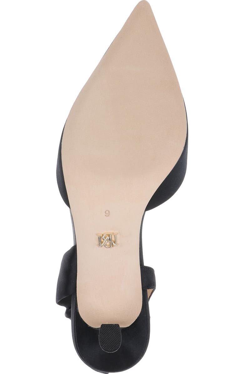 Badgley Mischka Collection Yuan d'Orsay Pump, Alternate, color, Black Satin
