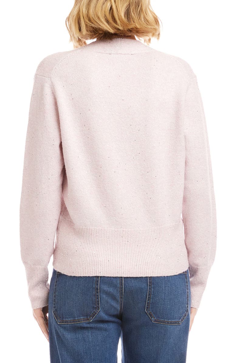 Karen Kane Sequin Wrap Sweater, Alternate, color, Pink