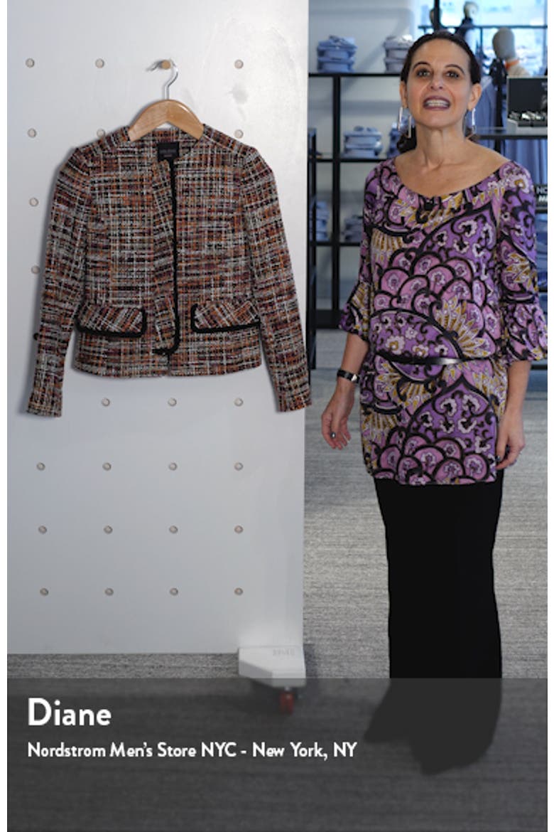 Judy Crop Tweed Jacket video