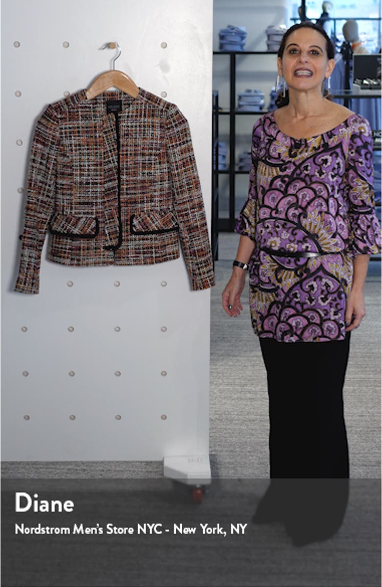 Judy Crop Tweed Jacket, sales video thumbnail