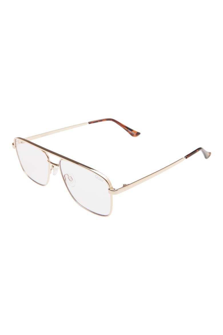 Poster Boy Mini 56mm Optical Glasses, Alternate, color, GOLD/ CLEAR