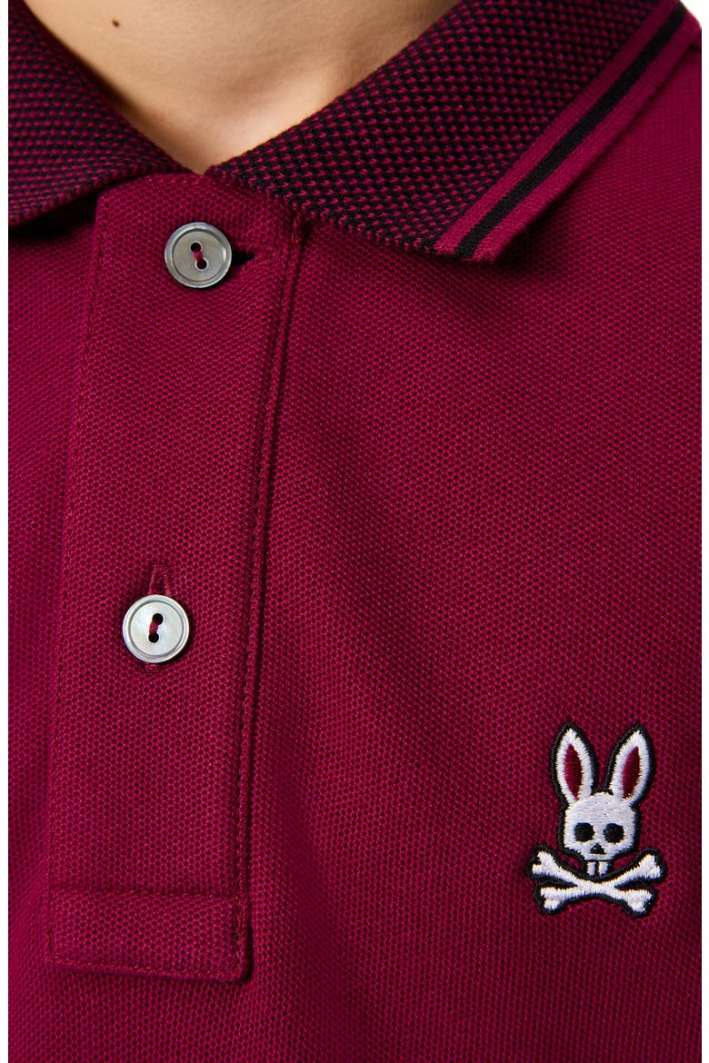 Kids' Bradford Cotton Polo, Alternate, color, CRIMSON