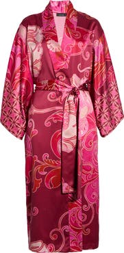 Natori Deco Satin Robe