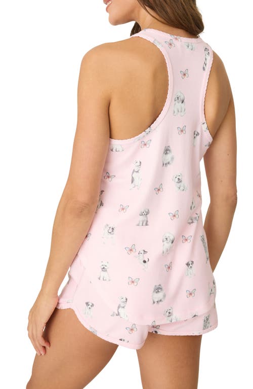 Shop Pj Salvage Butterfly Racerback Tank In Pink Tint