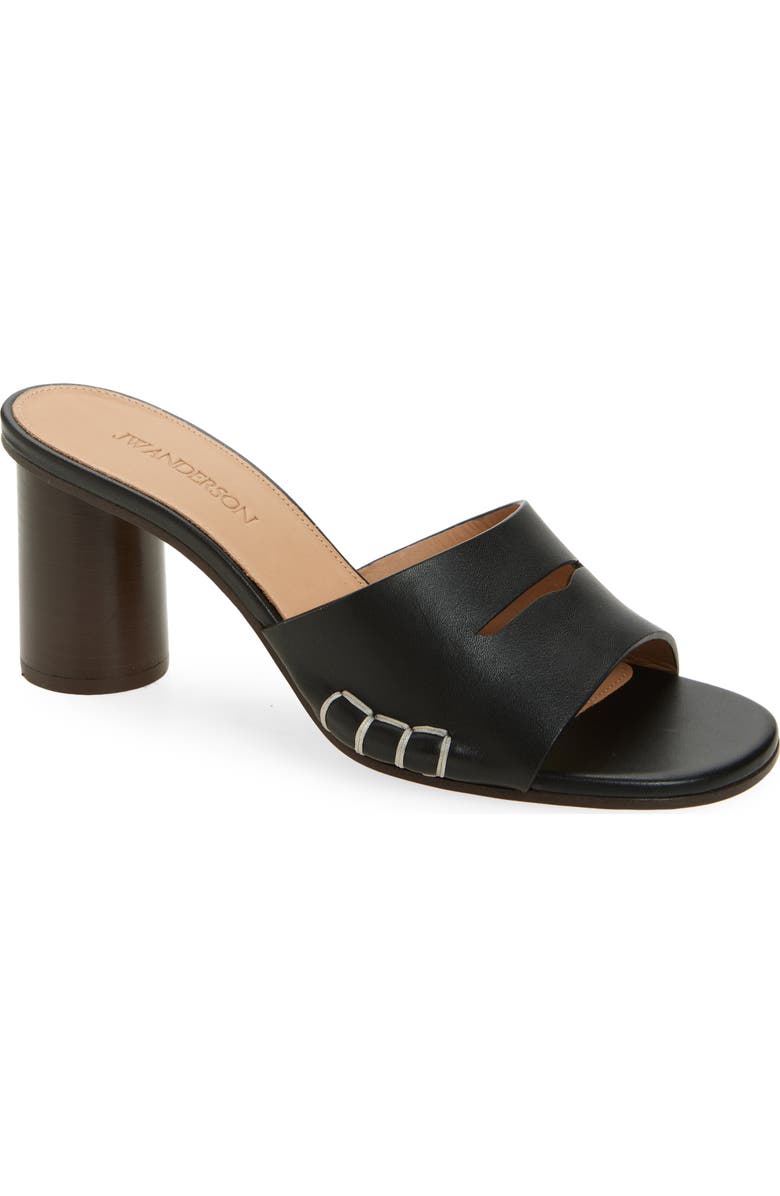 JW Anderson Loafer Slide Sandal, Main, color, Black