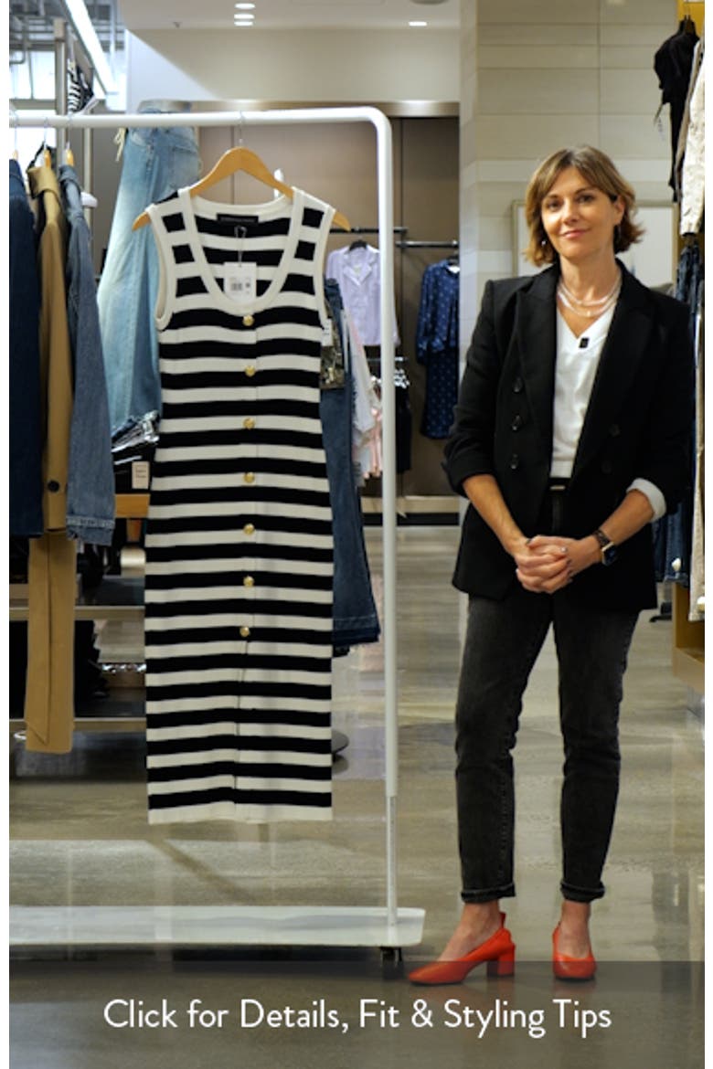Stripe Knit Midi Dress video