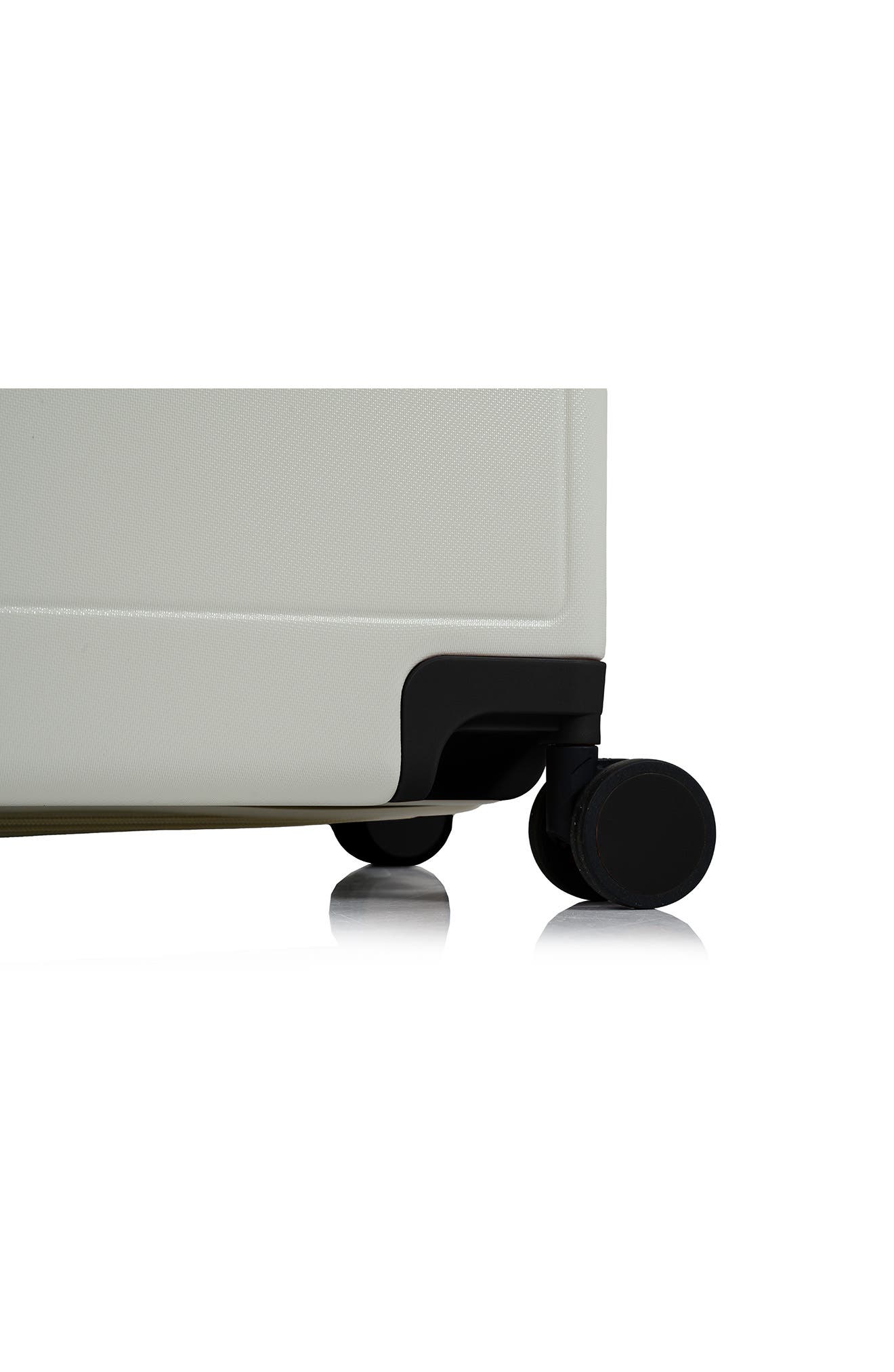 CHAMPS Vintage Muse 3-Piece Hardside Luggage Set, Alternate, color, Ivory/ Black