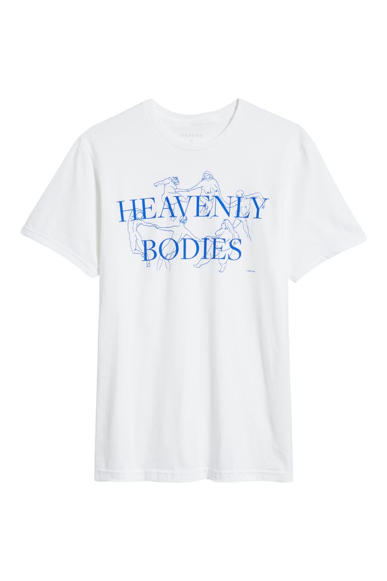 Gender Inclusive Heavenly Bodies Graphic Tee, Alternate, color, WHITE