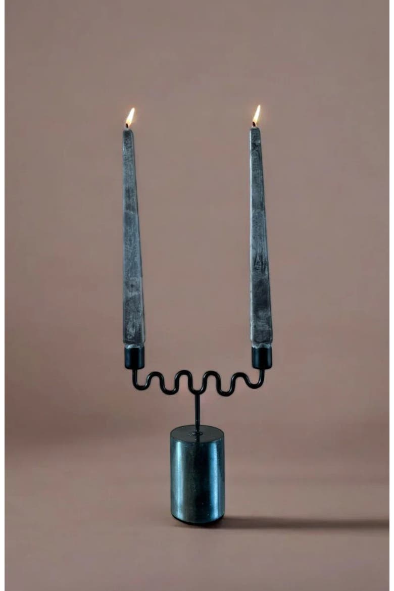 Lila Candle Holder, Main, color, Blue
