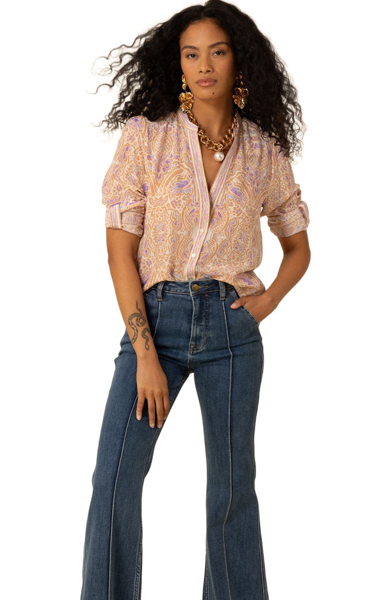 Hale Bob Yaretzi Silk Top, Alternate, color, 