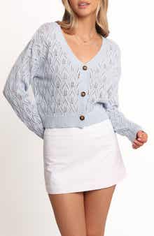 Petal & Pup Ellen Openwork Cardigan