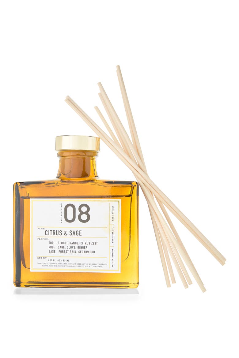 Metallic Reed Diffuser PORTOFINO CANDLES Citrus & Sage Reed Diffuser | Nordstromrack