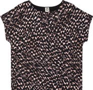 Anne Klein Abstract Print Knit Back Top
