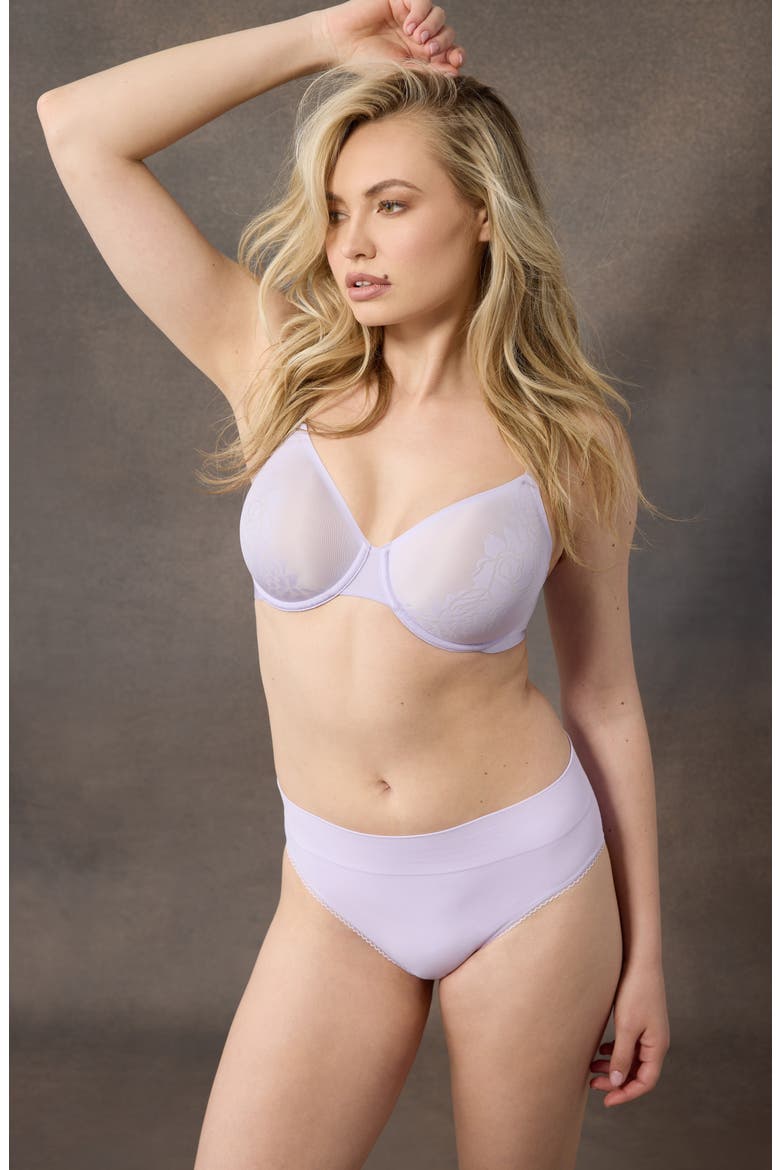 Confidence Boost™ Underwire Bra, Alternate, color, PASTEL LILAC