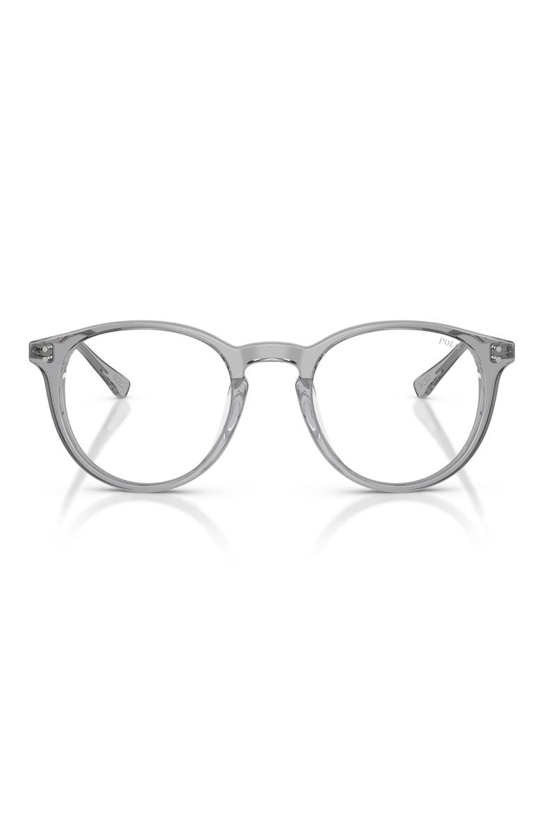 50mm Phantos Blue Light Blocking Glasses, Main, color, TRANSPARENT GREY / BLUE LIGHT