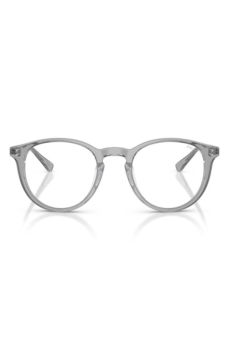 Polo Ralph Lauren 50mm Phantos Blue Light Blocking Glasses, Main, color,