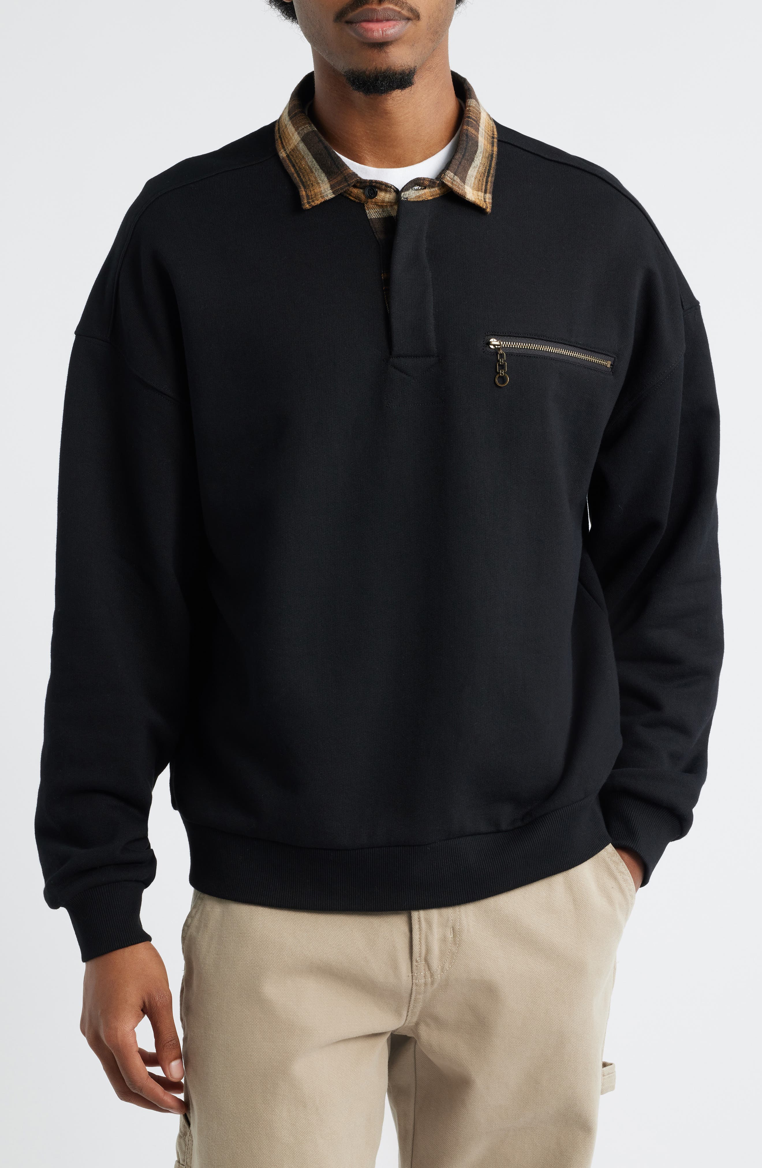Town Polo Sweatshirt (Men) | Nordstrom