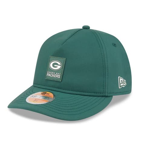 Men's New Era Green Green Bay Packers 2025 Sideline  Retro Crown 59FIFTY Fitted Hat