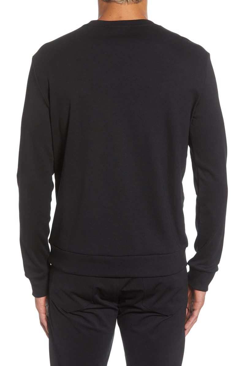 HUGO Dicago Regular Fit Crewneck Sweatshirt, Alternate, color, 