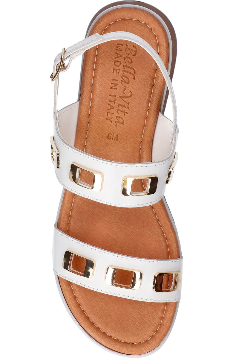 Bella Vita Vic Italy Platform Sandal, Alternate, color, White Italian Leather