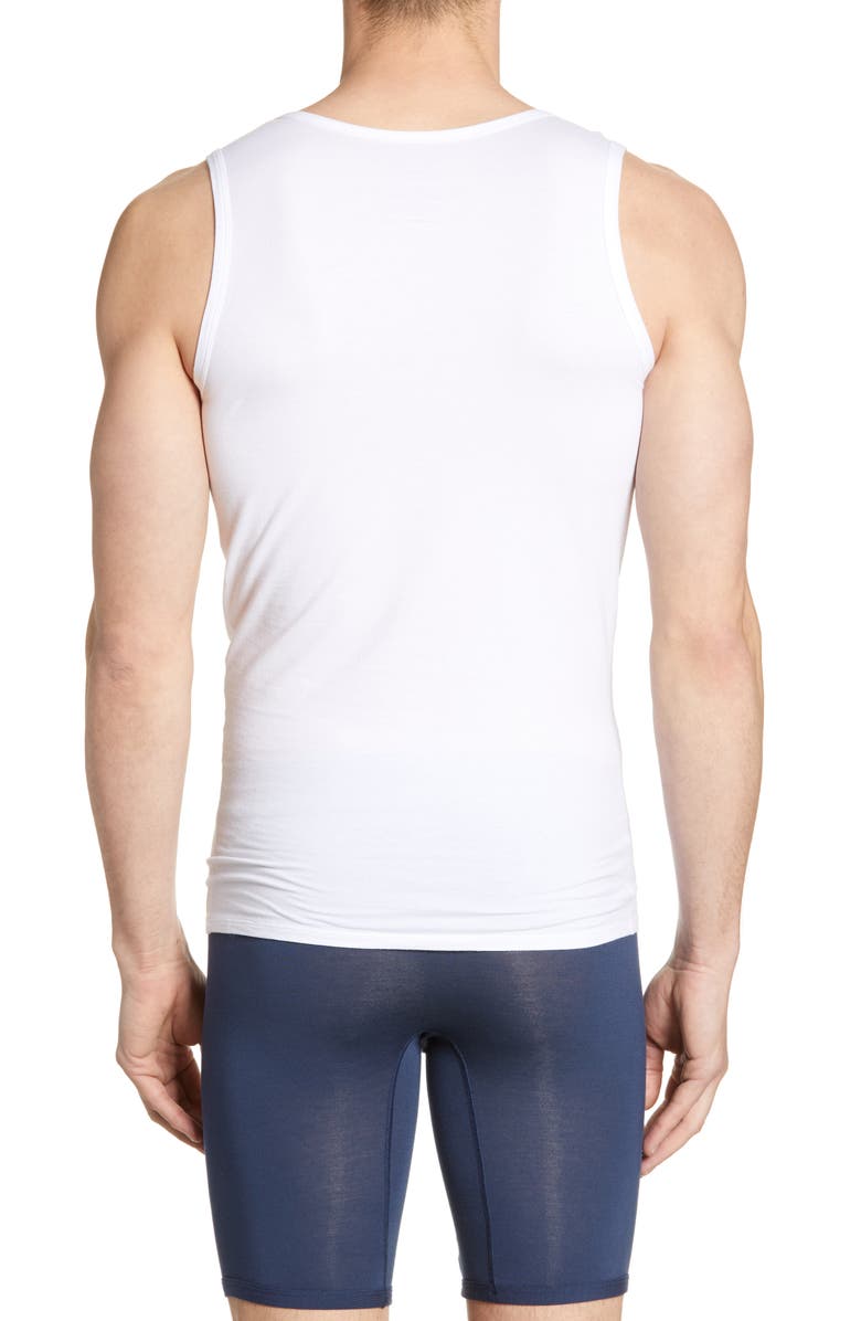 Tommy John Cool Cotton Tank Undershirt, Alternate, color, White