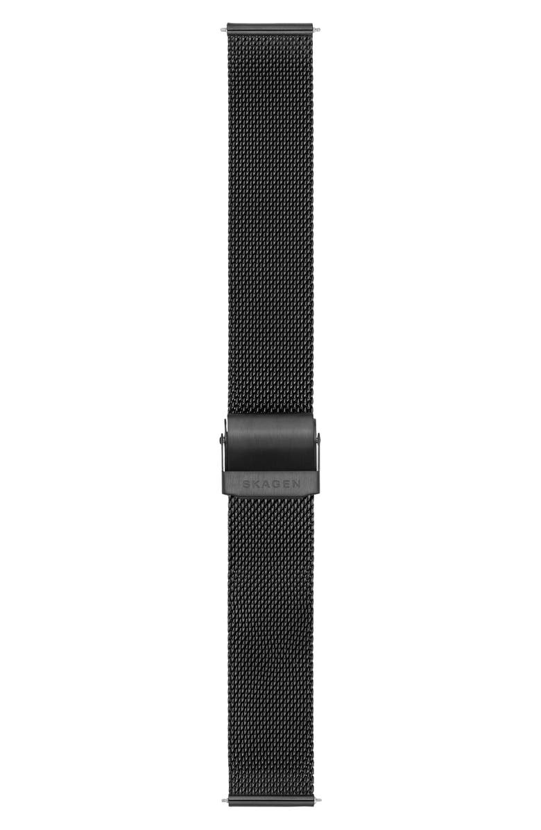 Skagen Mesh Watch Strap, 18mm, Alternate, color, 