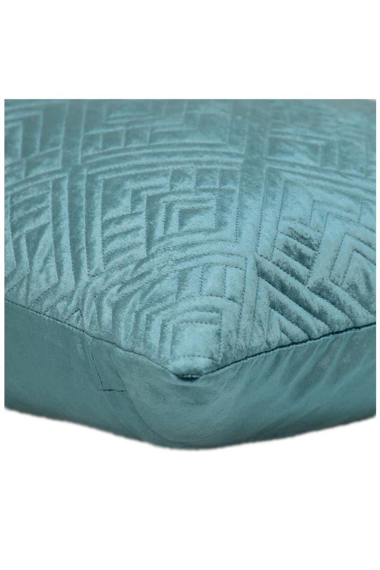 Tufted Velvet Decorative Pillow, Alternate, color, TEAL