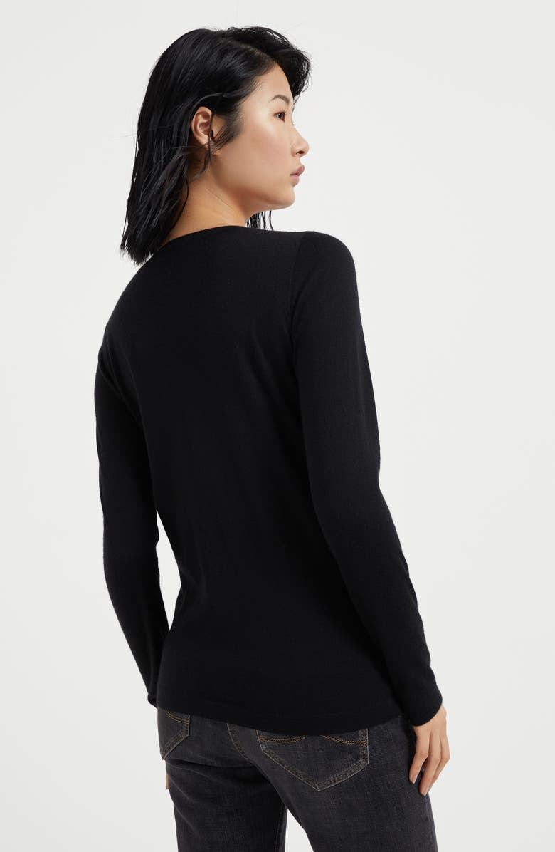 Brunello Cucinelli Cashmere and silk sweater, Alternate, color,