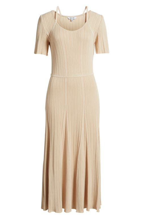 Misook Knit Fit And Flare Dress