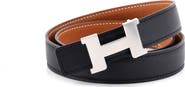 Pre-Owned Hermes Constance Reversible Belt Leather Thin