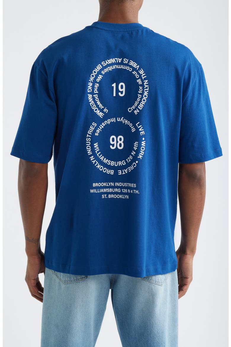 Graphic T-Shirt, Alternate, color, NAVY PEONY