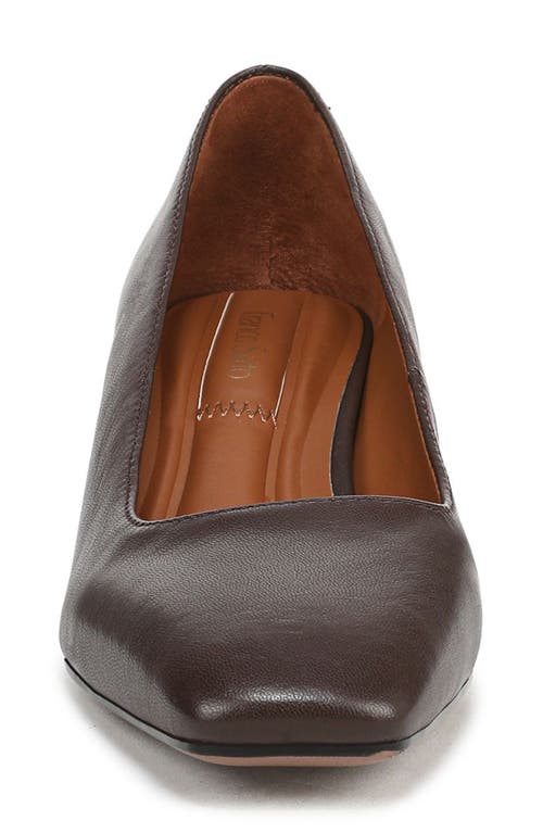 Franco Sarto Salino Square Toe Pump In Brown