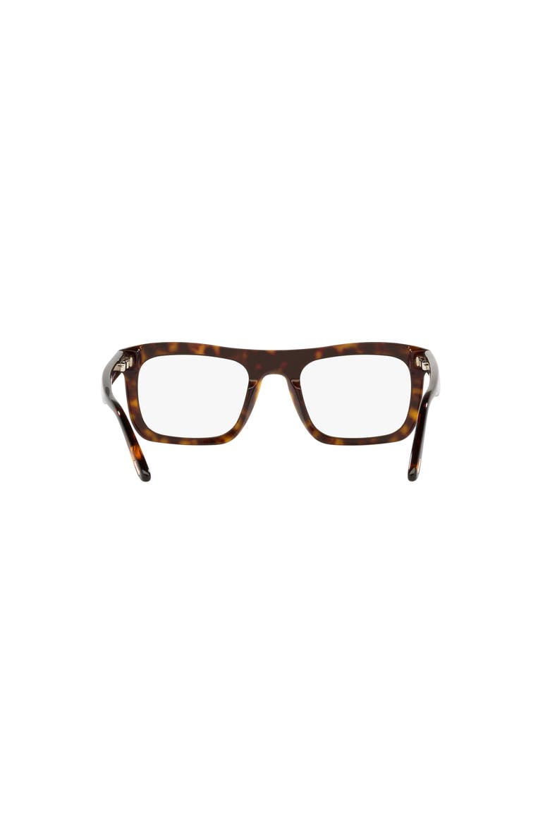 52mm Rectangle optical glasses, Alternate, color, Tortoise