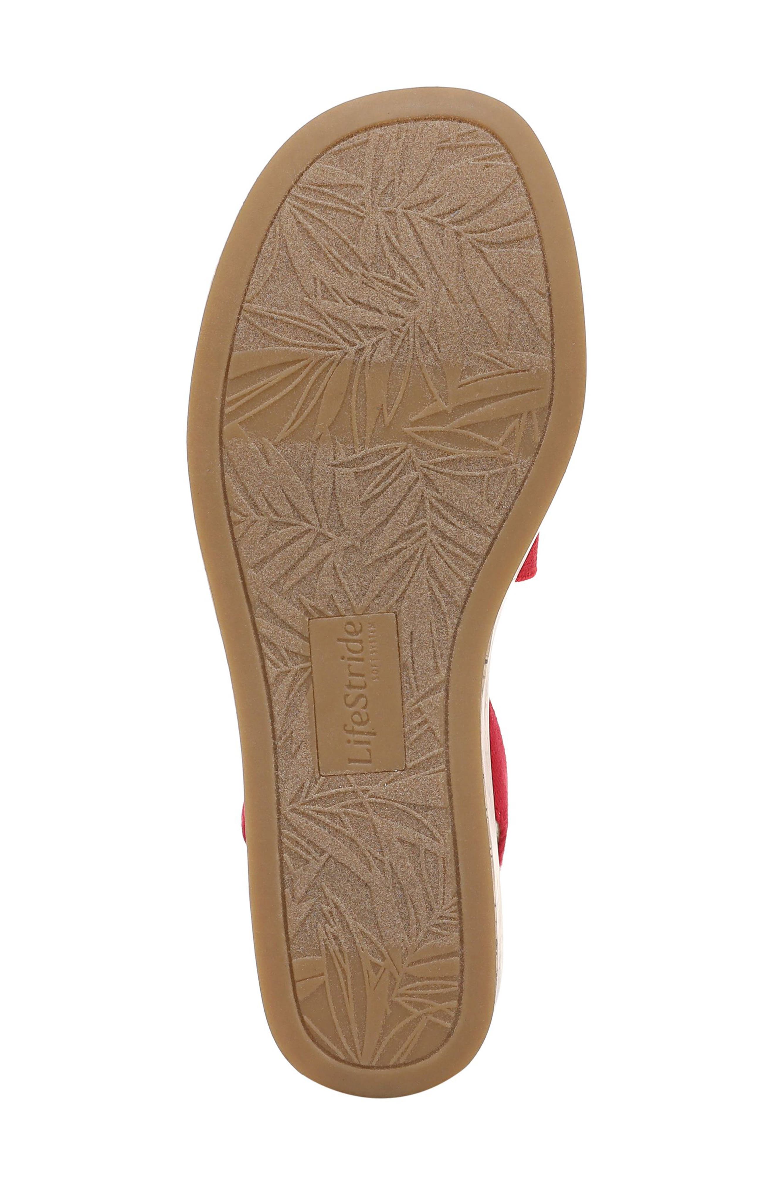 Odette Sandal, Alternate, color, FIRE RED