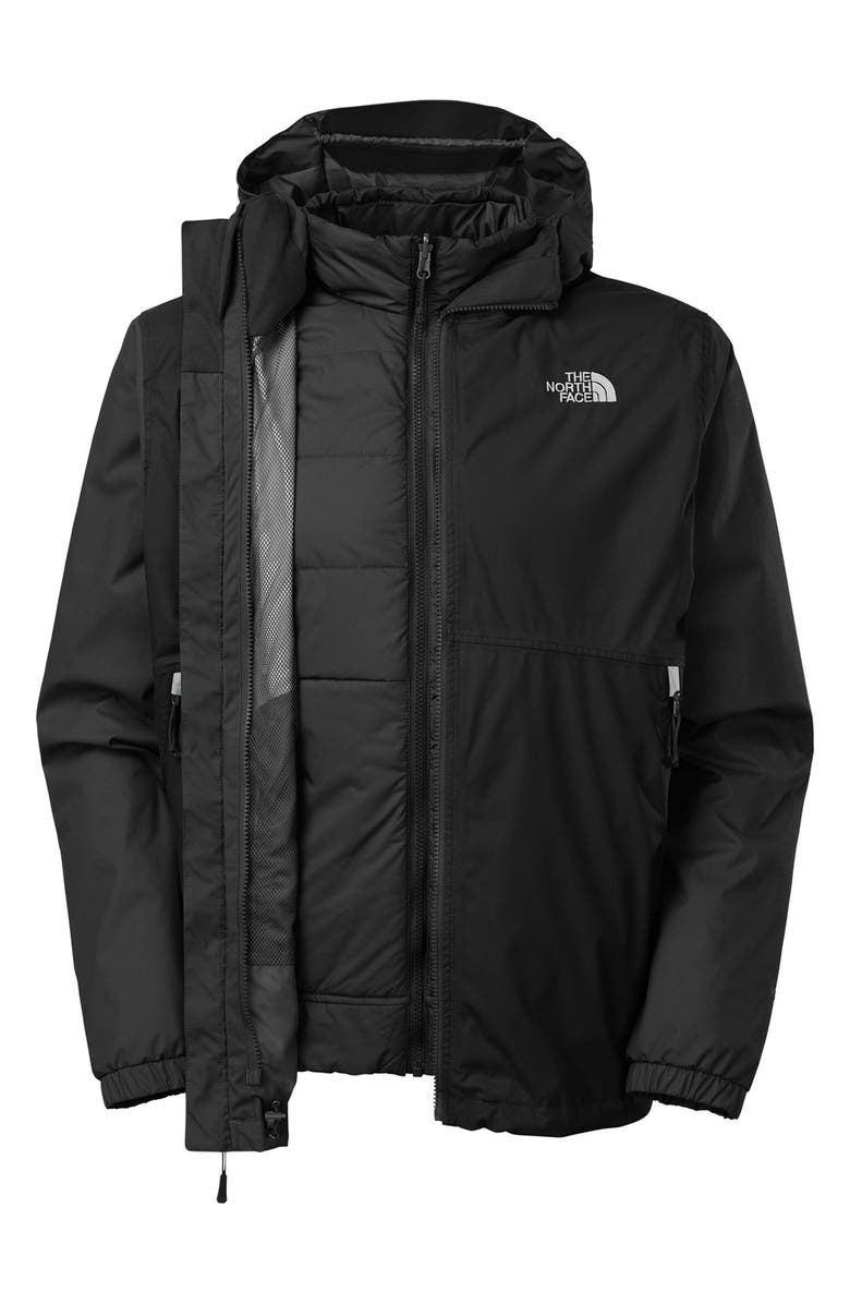 The North Face 'All About' TriClimate<sup>®</sup> Waterproof Hooded 3-in-1 HyVent<sup>®</sup> Jacket, Alternate, color, 
