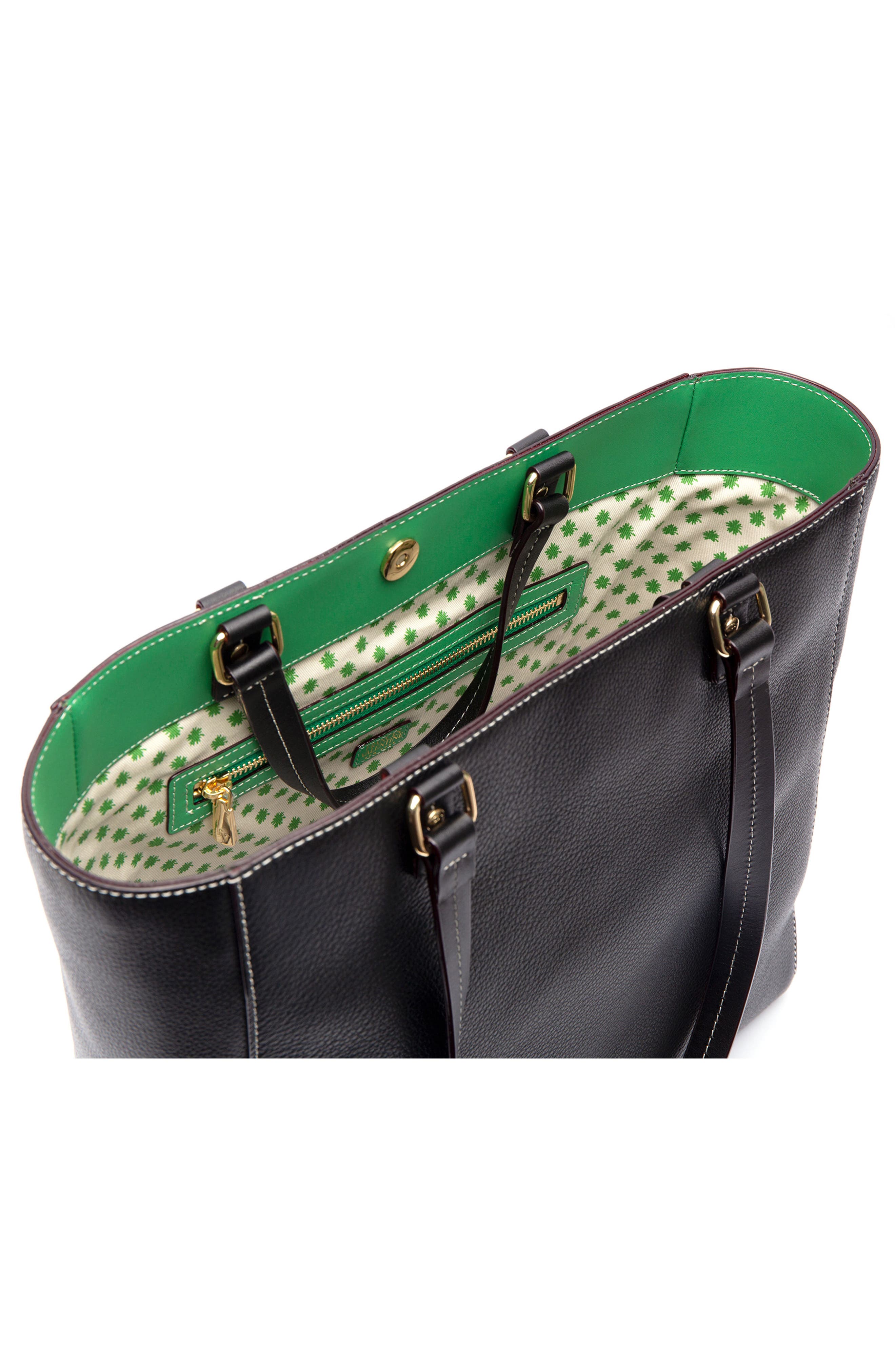 Frances Valentine Tumbled Leather Tote, Alternate, color, 