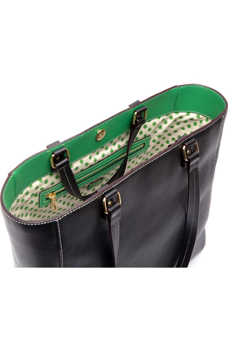 Frances Valentine Tumbled Leather Tote, Alternate, color,