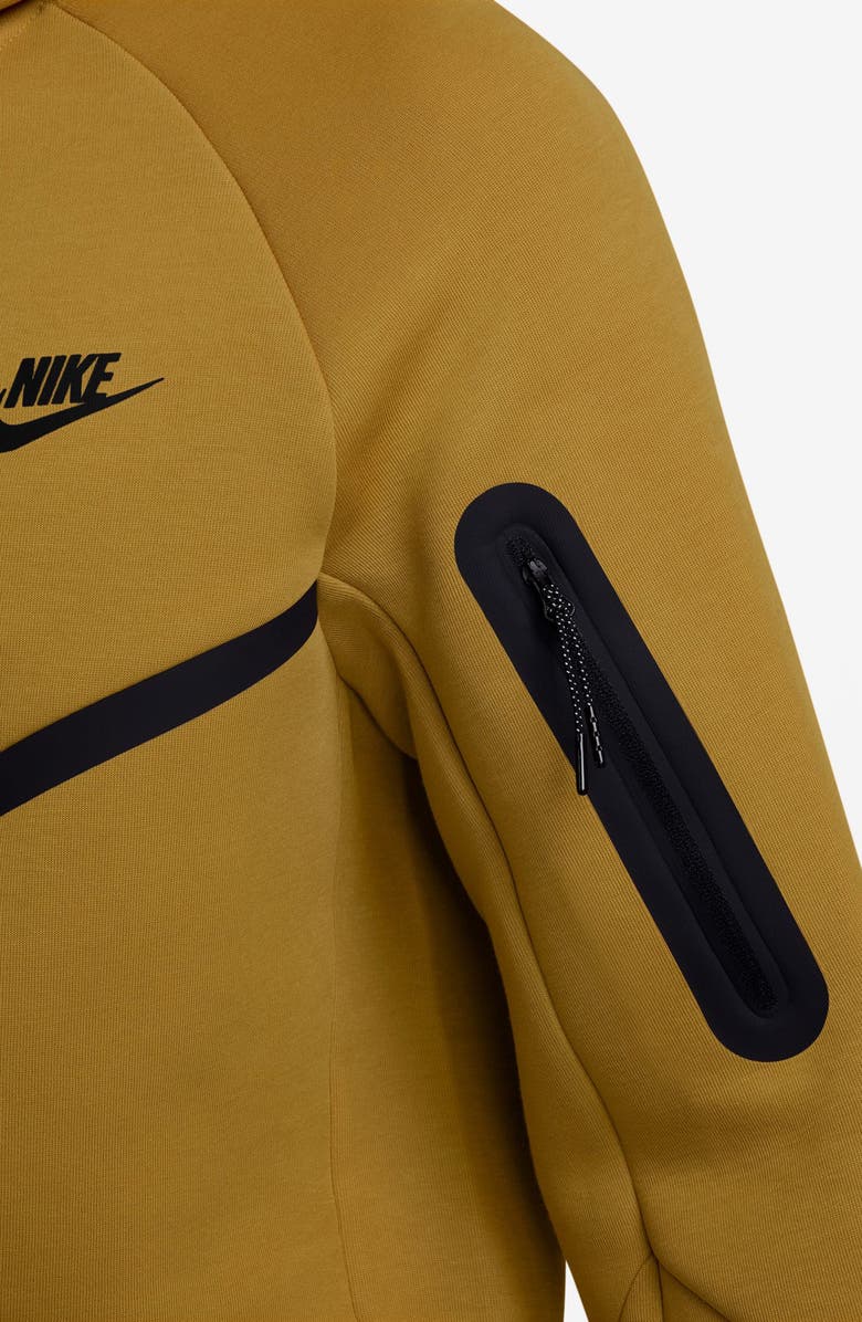Nike Tech Windrunner Zip Hoodie, Alternate, color, 352 Ochre