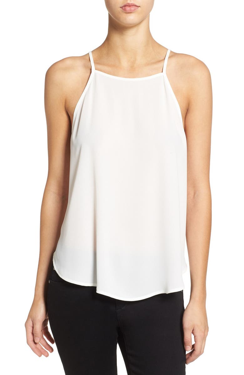 All in Favor High Neck Woven Tank, Main, color, 