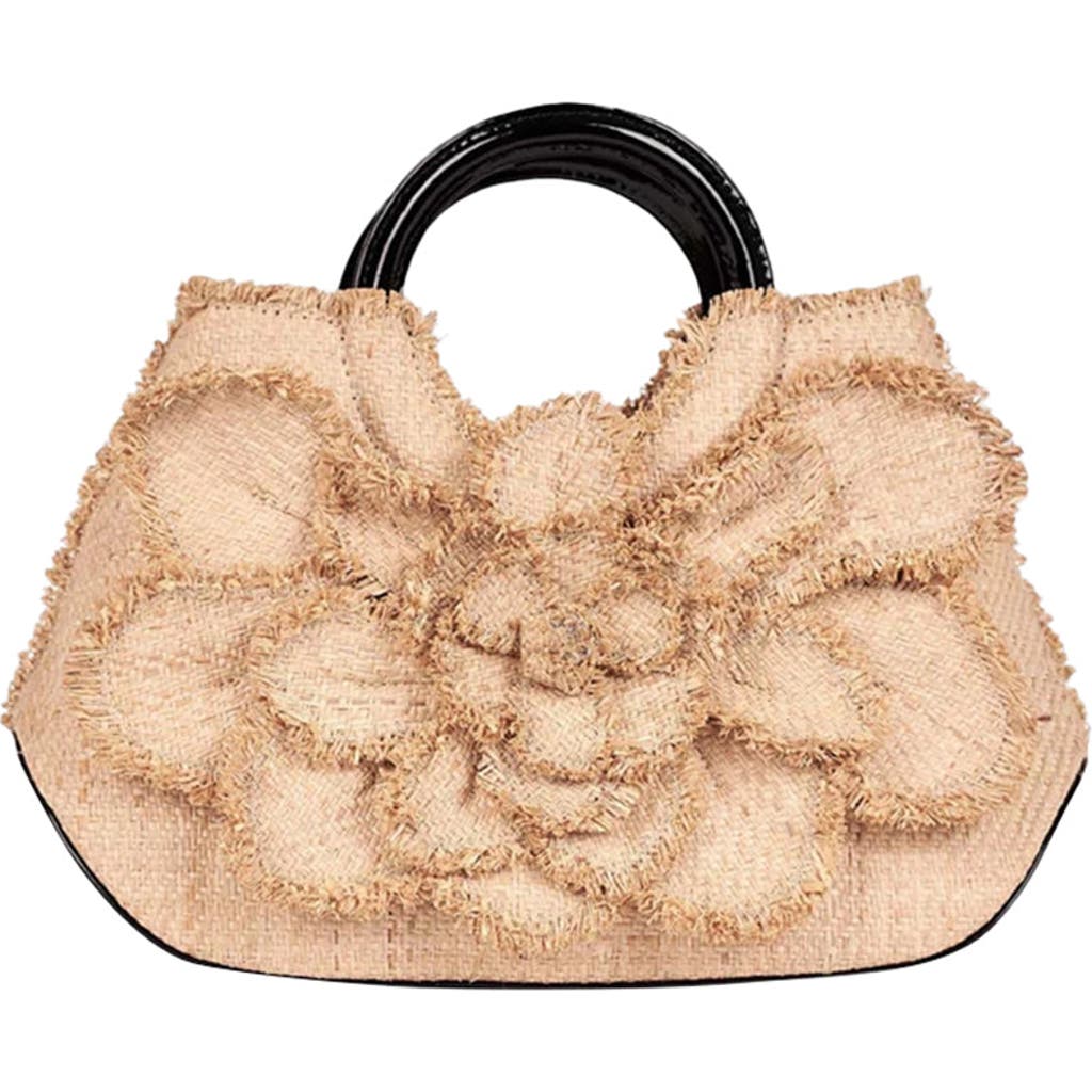 Anne Fontaine Bag Signature Floral Handbag In Brown