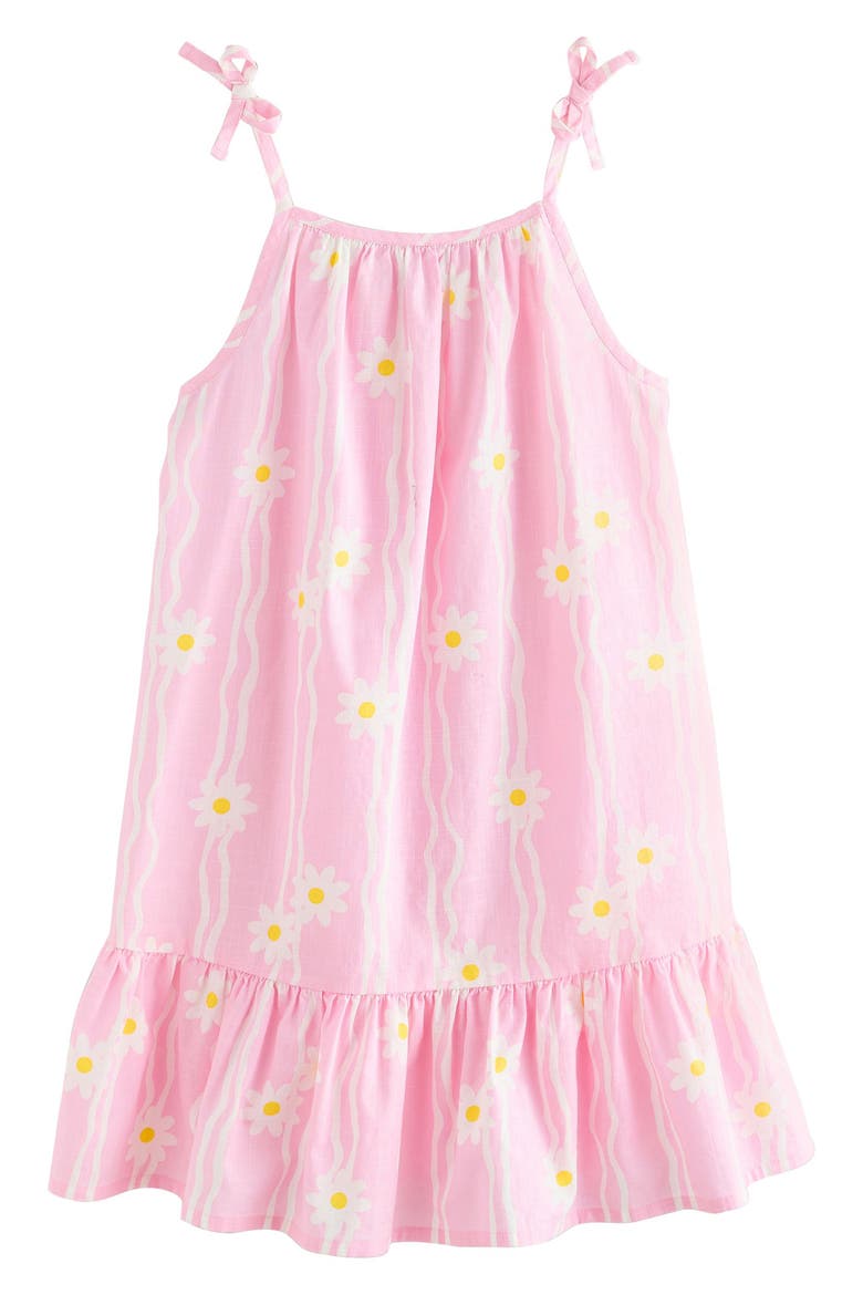 Kids' Floral Print Cotton Sundress, Main, color, PINK